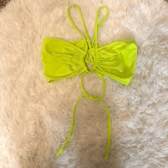 Lime Green Crop Top - Picture 1 of 3